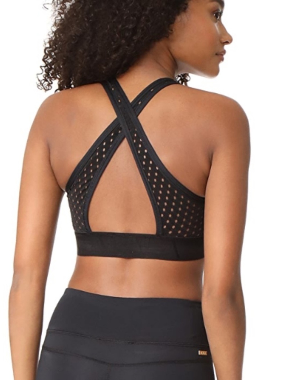 Alala Crossback Perforated Cross Back Sports Bra Size M - Picture 2 of 8